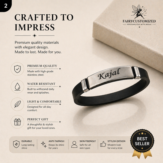 Customized Name Bracelet – Premium Personalized Gift
