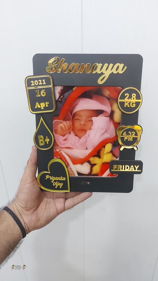 New born Baby Frame - Fairycustomized