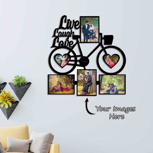 CYCLE WOODEN FRAME  WITH NAME