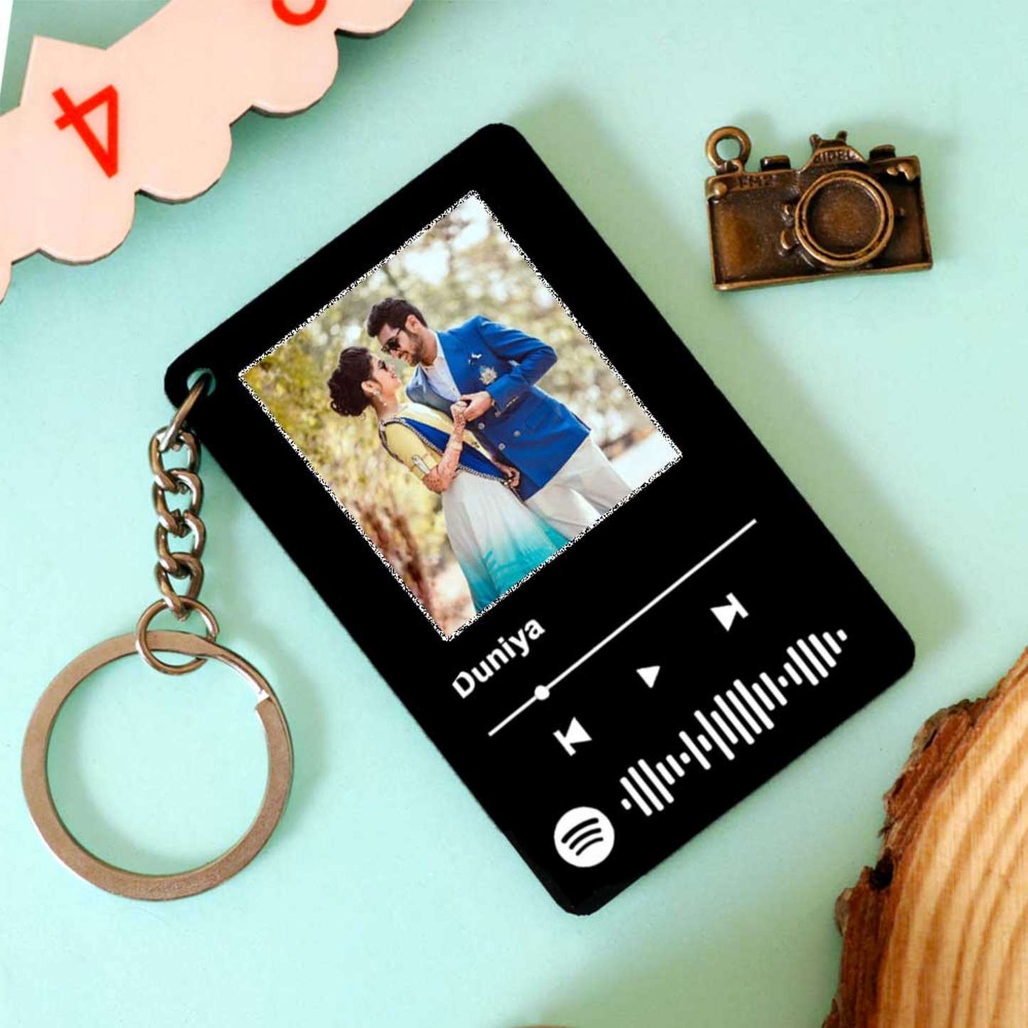 SPOTIFY KEYCHAIN - Fairycustomized