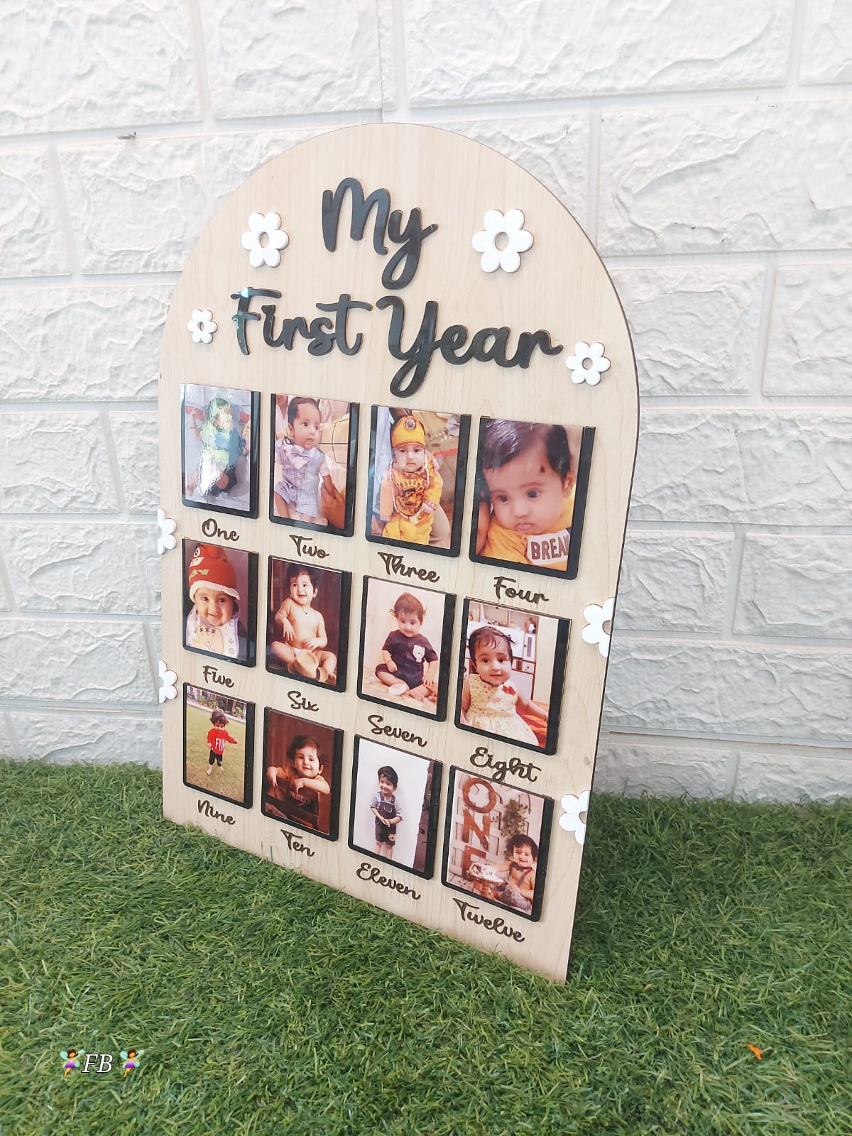 My First Year Baby Frame - Fairycustomized