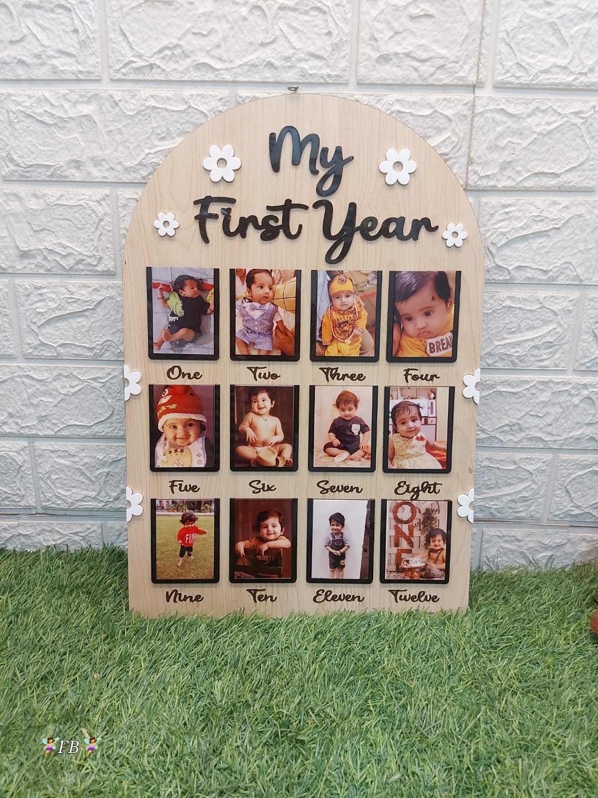 My First Year Baby Frame - Fairycustomized