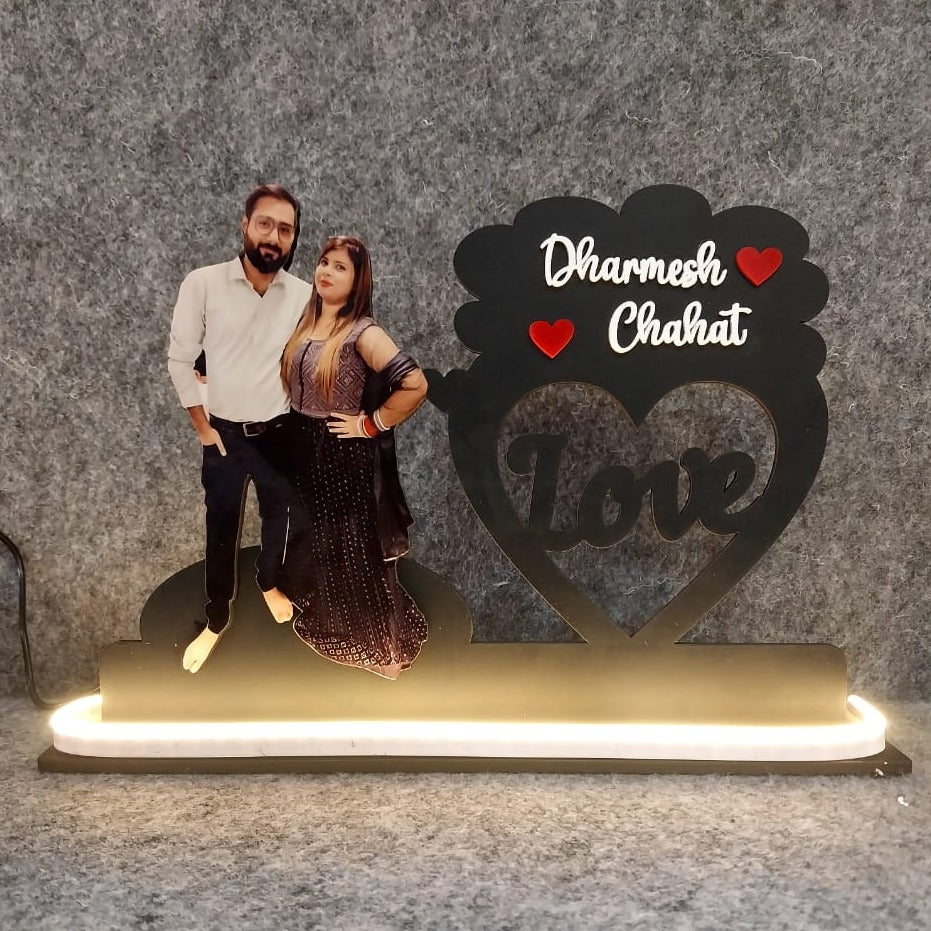 LIGHT UP YOUR LOVE WITH OUR NEON-LITE COUPLE TABLE TOP