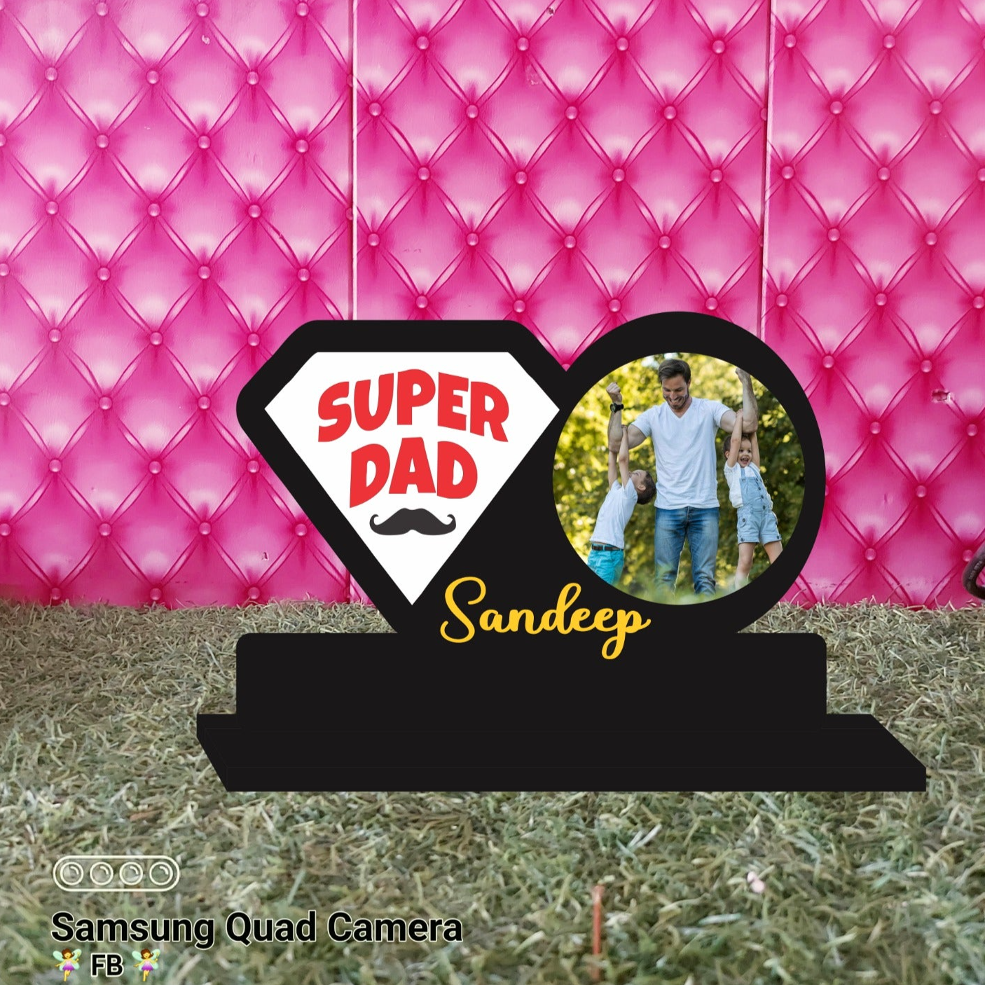 PERSONLIZED FATHER DAY TABLE TOP WITH NAME