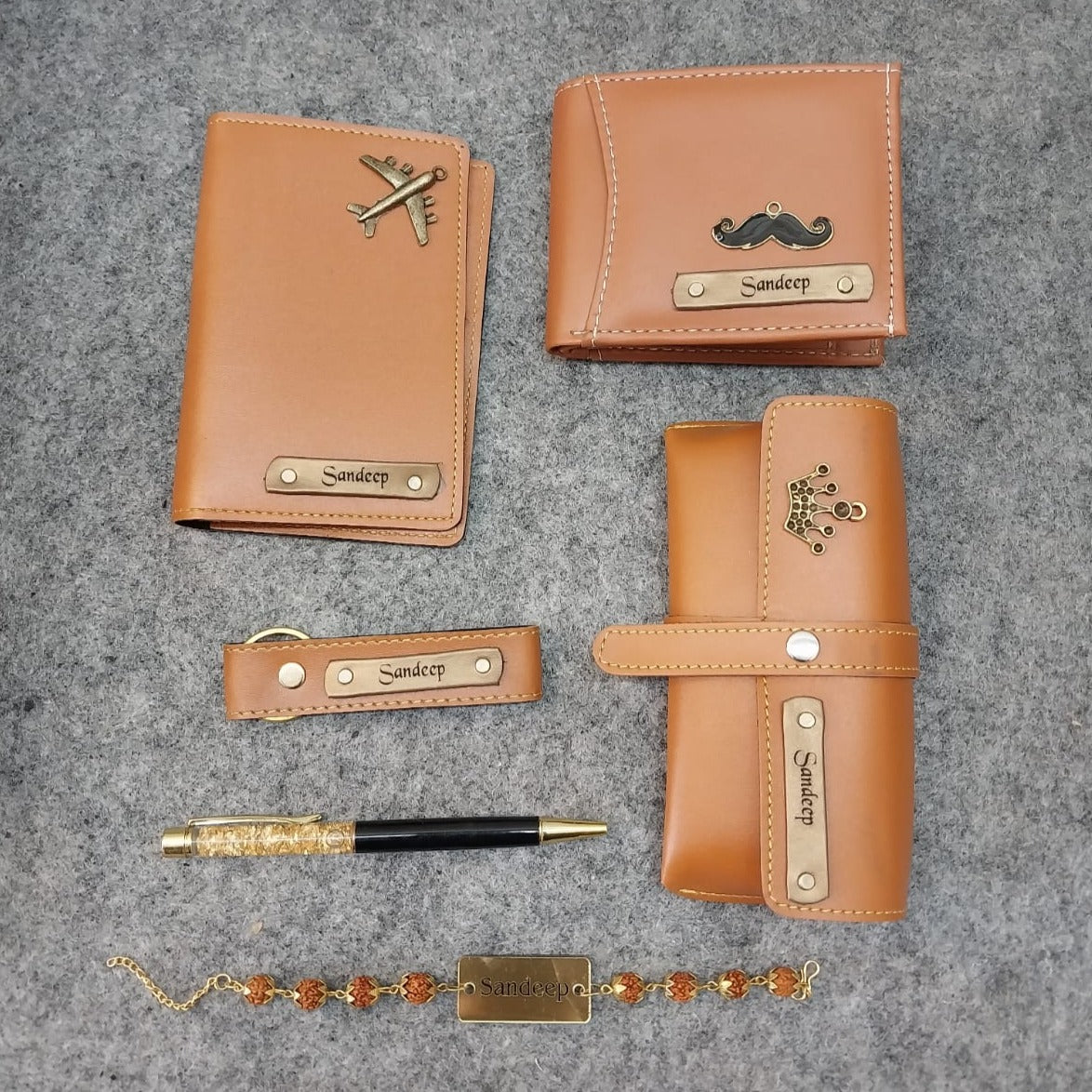 Men's Combo with Pen Rudraksh Rakhi