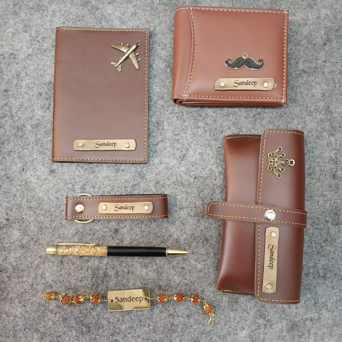 Men's Combo with Pen Rudraksh Rakhi