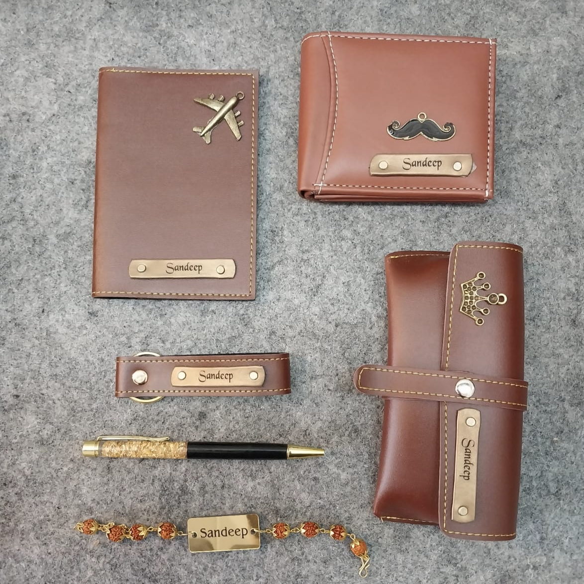 Men's Combo with Pen Rudraksh Rakhi