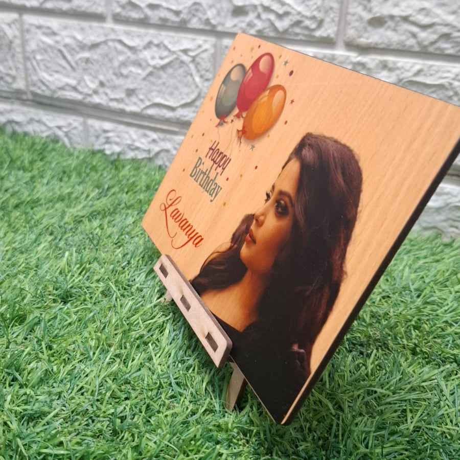 Customized Wooden Photo Frame with stand