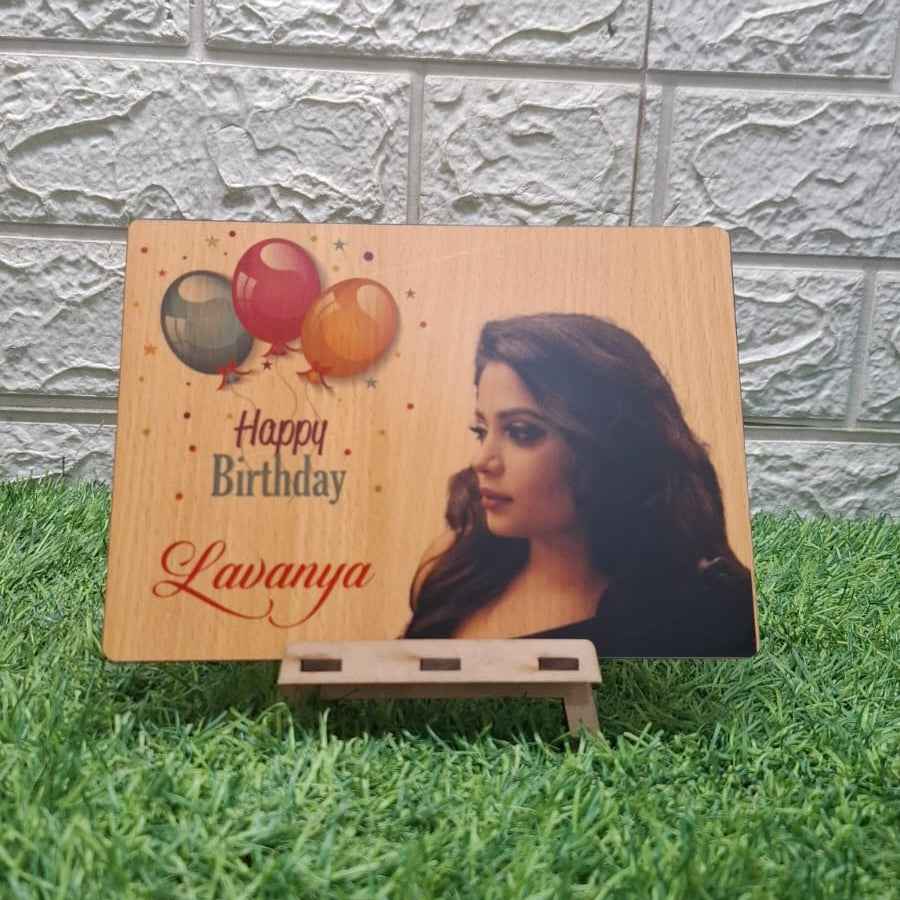 Customized Wooden Photo Frame with stand