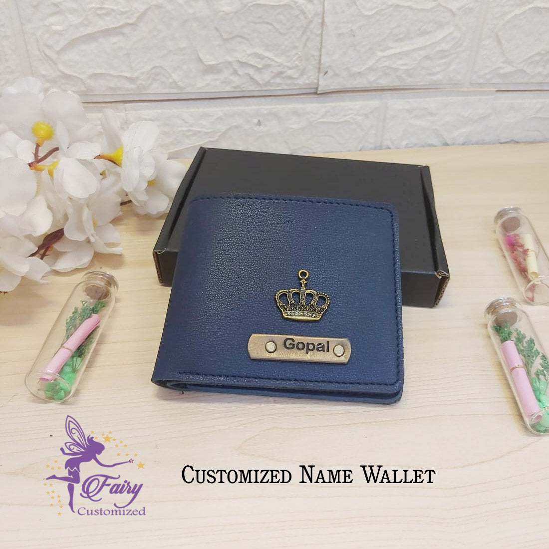 Personalized  Leather Men's Wallet - Fairycustomized