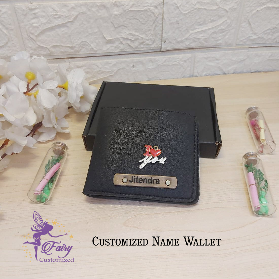 Personalized  Leather Men's Wallet - Fairycustomized