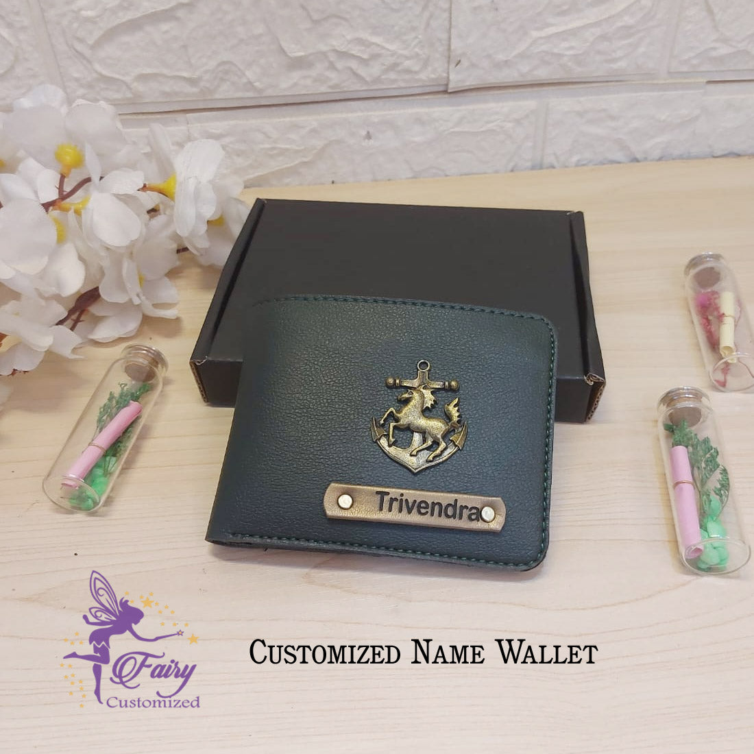 Personalized  Leather Men's Wallet - Fairycustomized