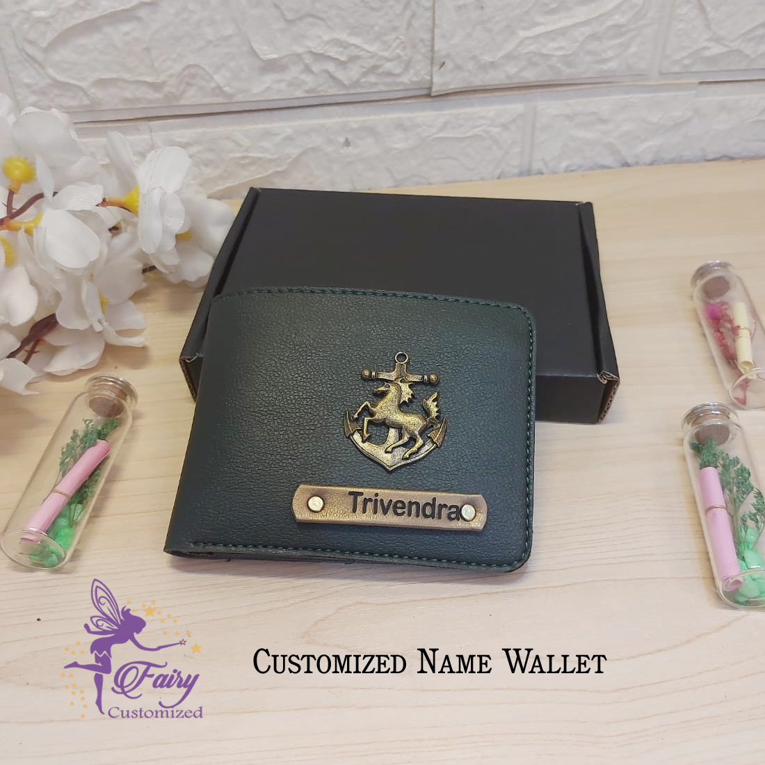 Personalized  Leather Men's Wallet - Fairycustomized