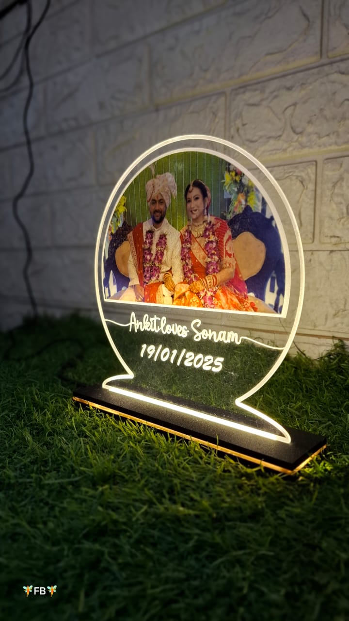Personalized LED Acrylic Photo Lamp – A Timeless Gift of Love - Image 4