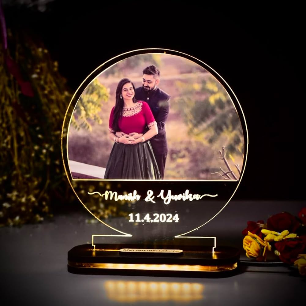 Personalized LED Acrylic Photo Lamp – A Timeless Gift of Love - Image 2
