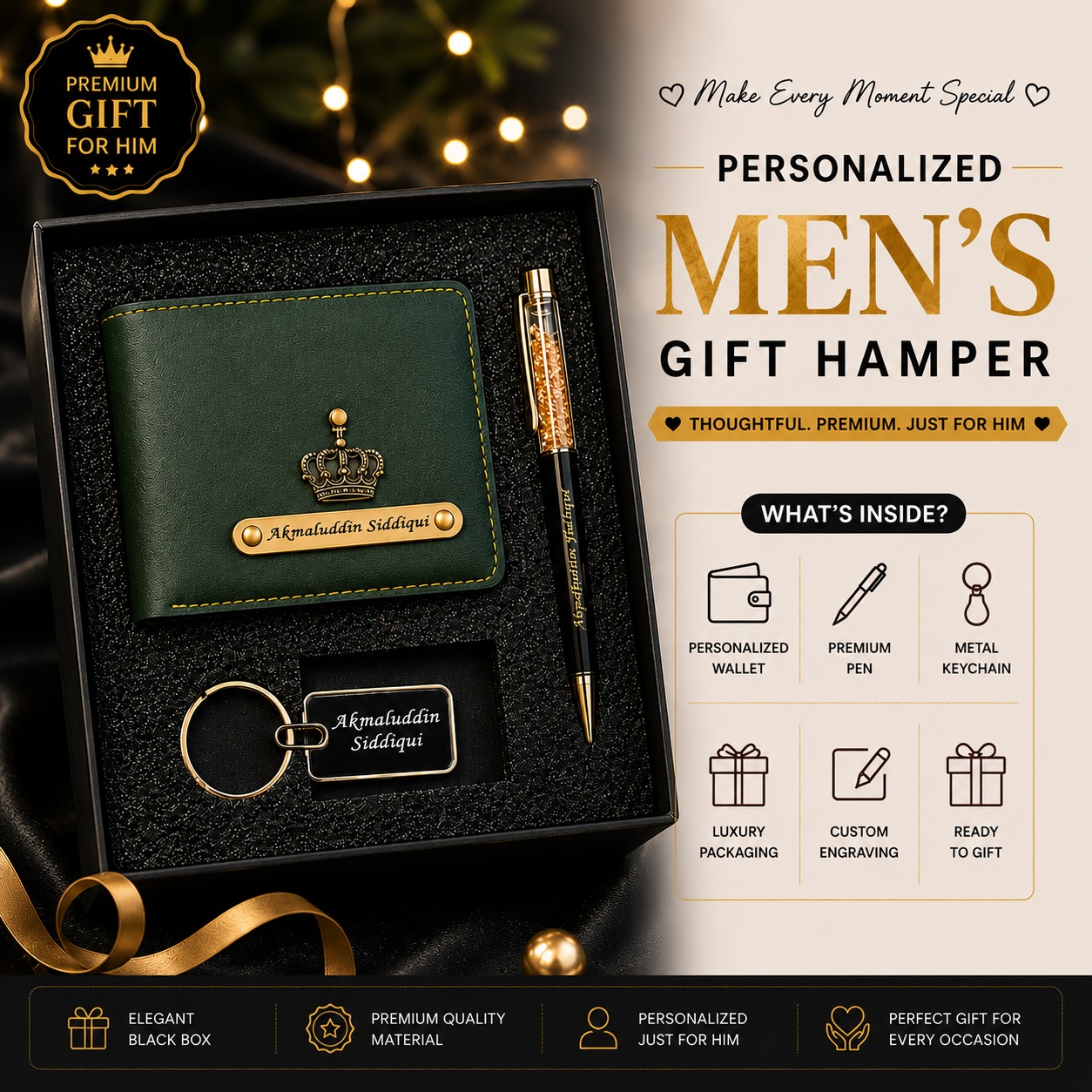 Personalized Men's Gift Hamper - Image 2