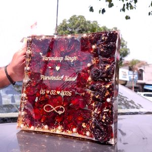 Personalized Resin Jaimala Preservation Frame