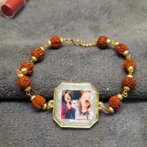 Personalized Resin Photo Rakhi & Bhabi Rakhi
