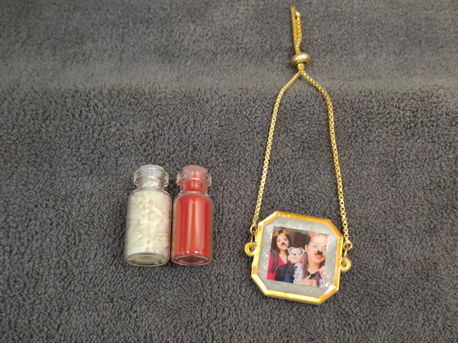 Personalized Resin Photo Rakhi & Bhabi Rakhi - Image 4
