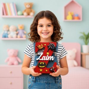 Personalized Initial Name Frame – Custom Kids Name Wall Decor