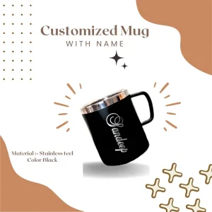 Personalized Stainless Steel Coffee Mug with Name