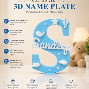 Customized 3D Name Plate
