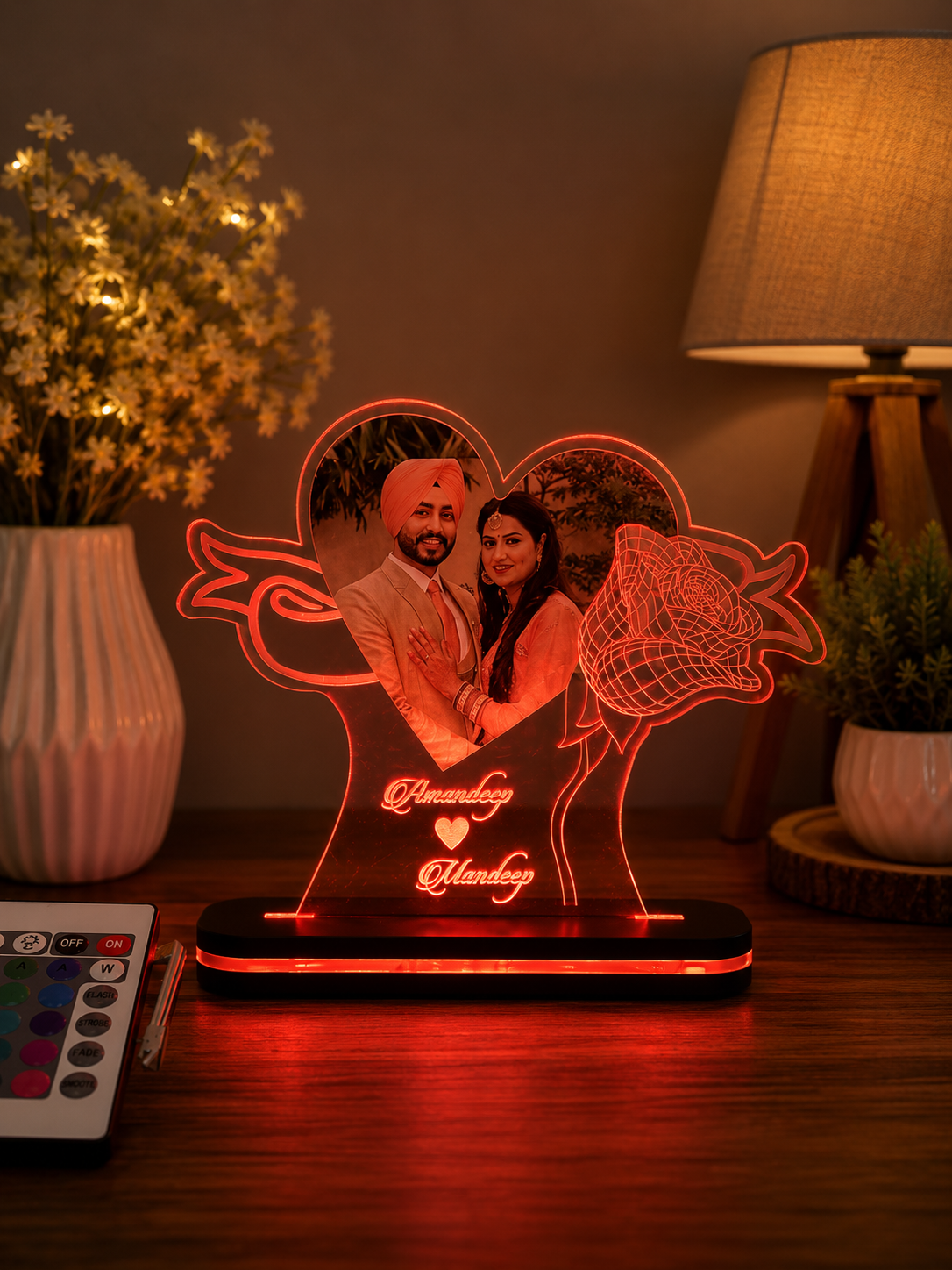 Personalized Acrylic LED Table Top - Image 4