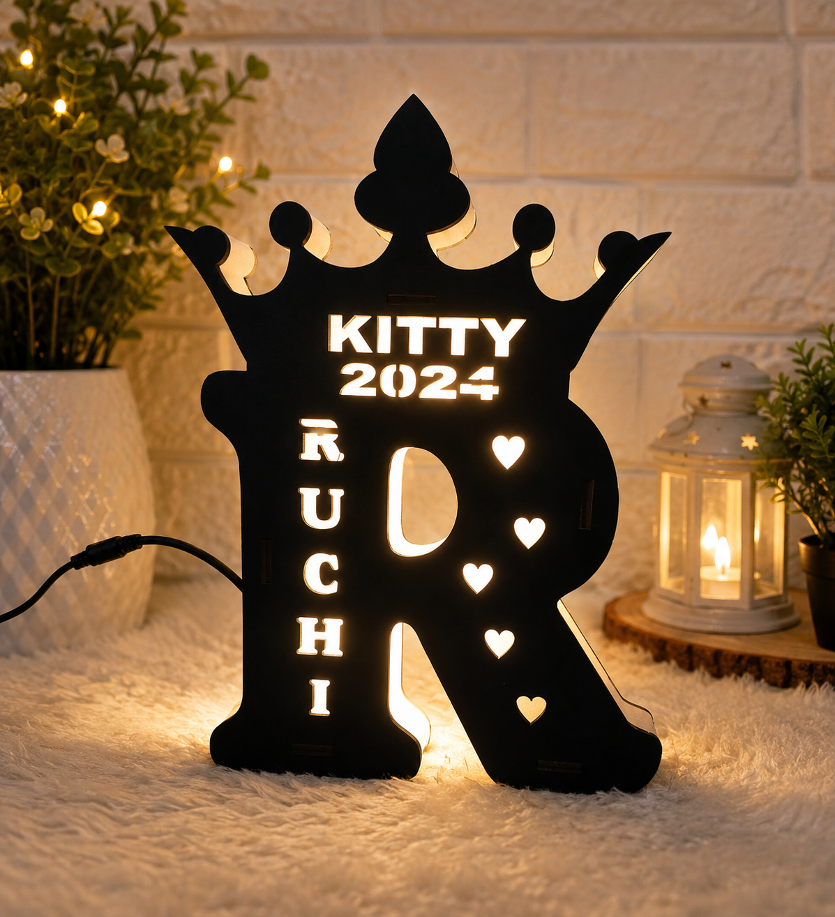 Personalized LED Name Letter Lamp - Image 2